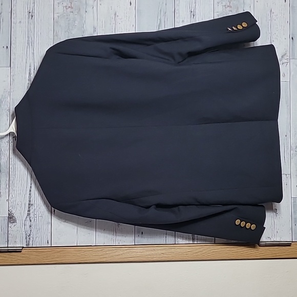 Lands' End Two Button Front Blazer Jacket Sz 14 - Picture 2 of 5